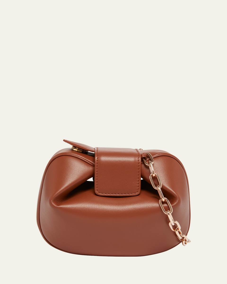Demi Lamb Leather Clutch Bag